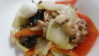 八宝菜(中華丼)