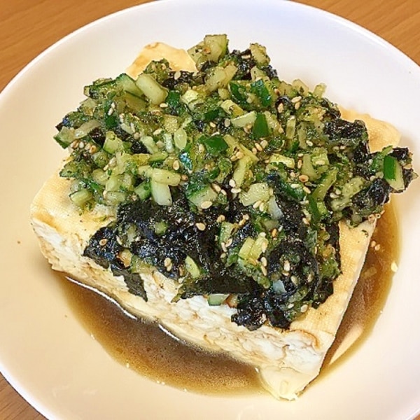 きゅうりおろしと韓国海苔のおつまみ冷奴 レシピ 作り方 By まいまい917 楽天レシピ きゅうりおろしと韓国海苔のおつまみ冷奴 レシピ 作り方 By まいまい917 楽天レシピ