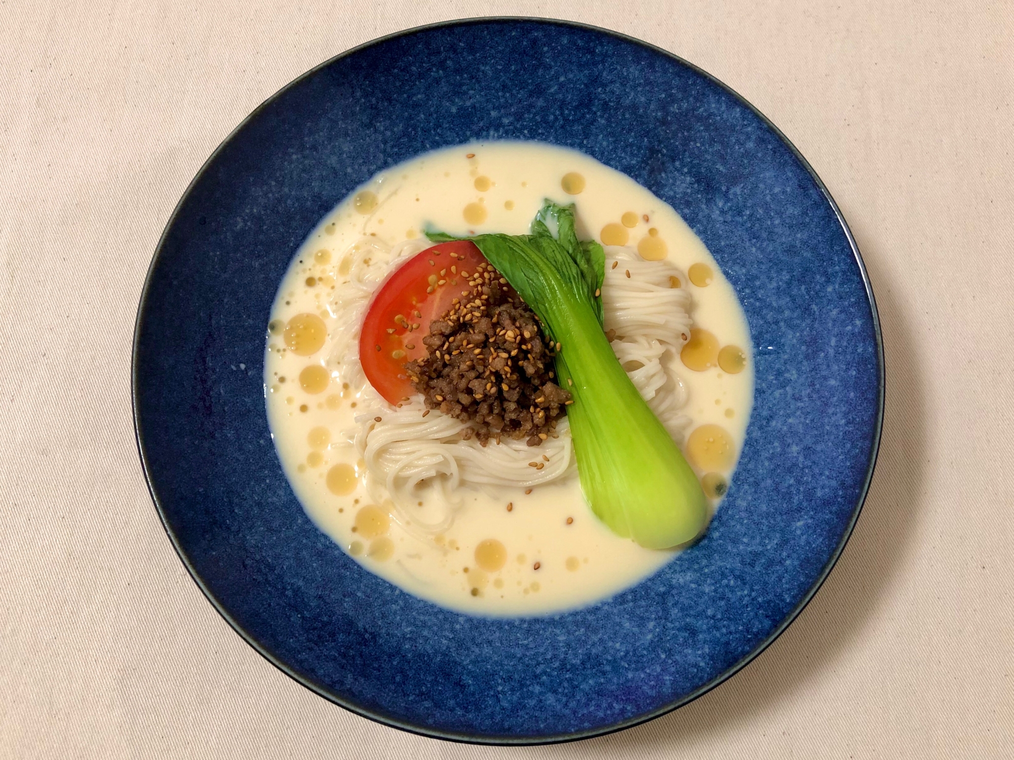 冷製豆乳坦々そう麺!簡単夏にぴったり