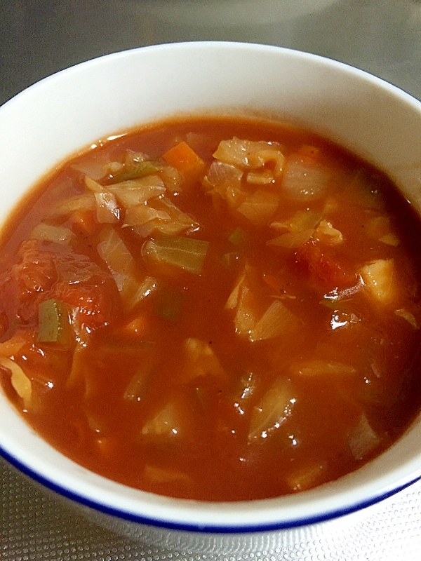 簡単！トマトの野菜たっぷりスープ