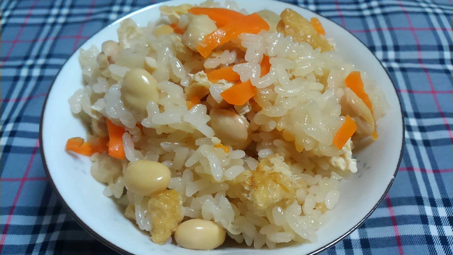 簡単♪大豆ご飯