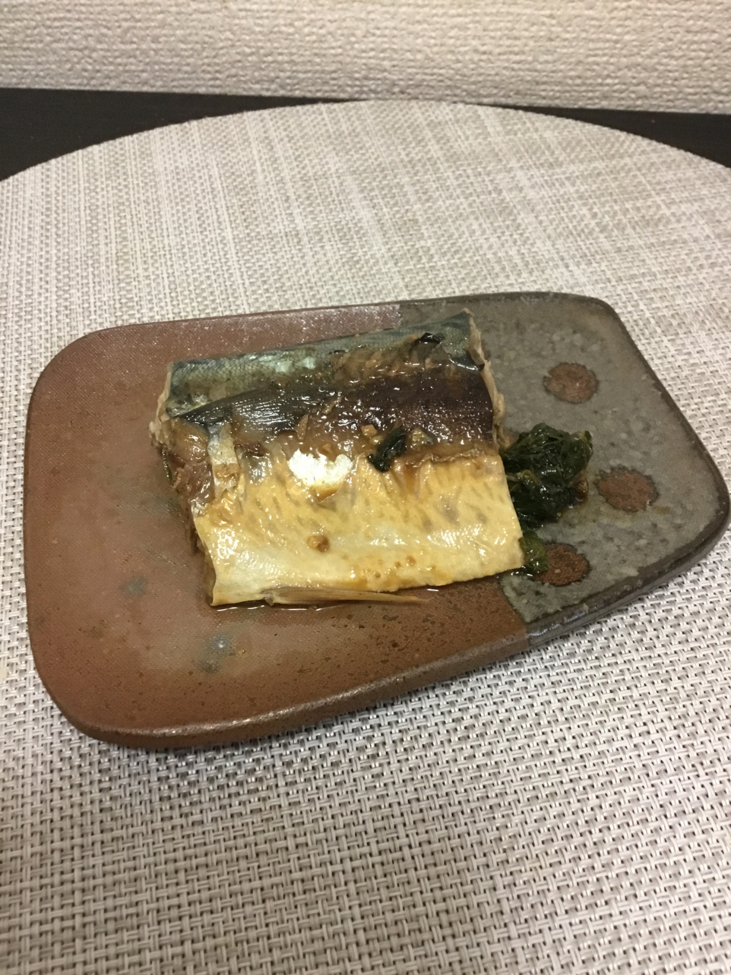 大葉入り　鯖の味噌煮