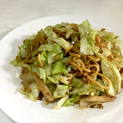 フライパンにくっつかない☆コシのある焼きそば