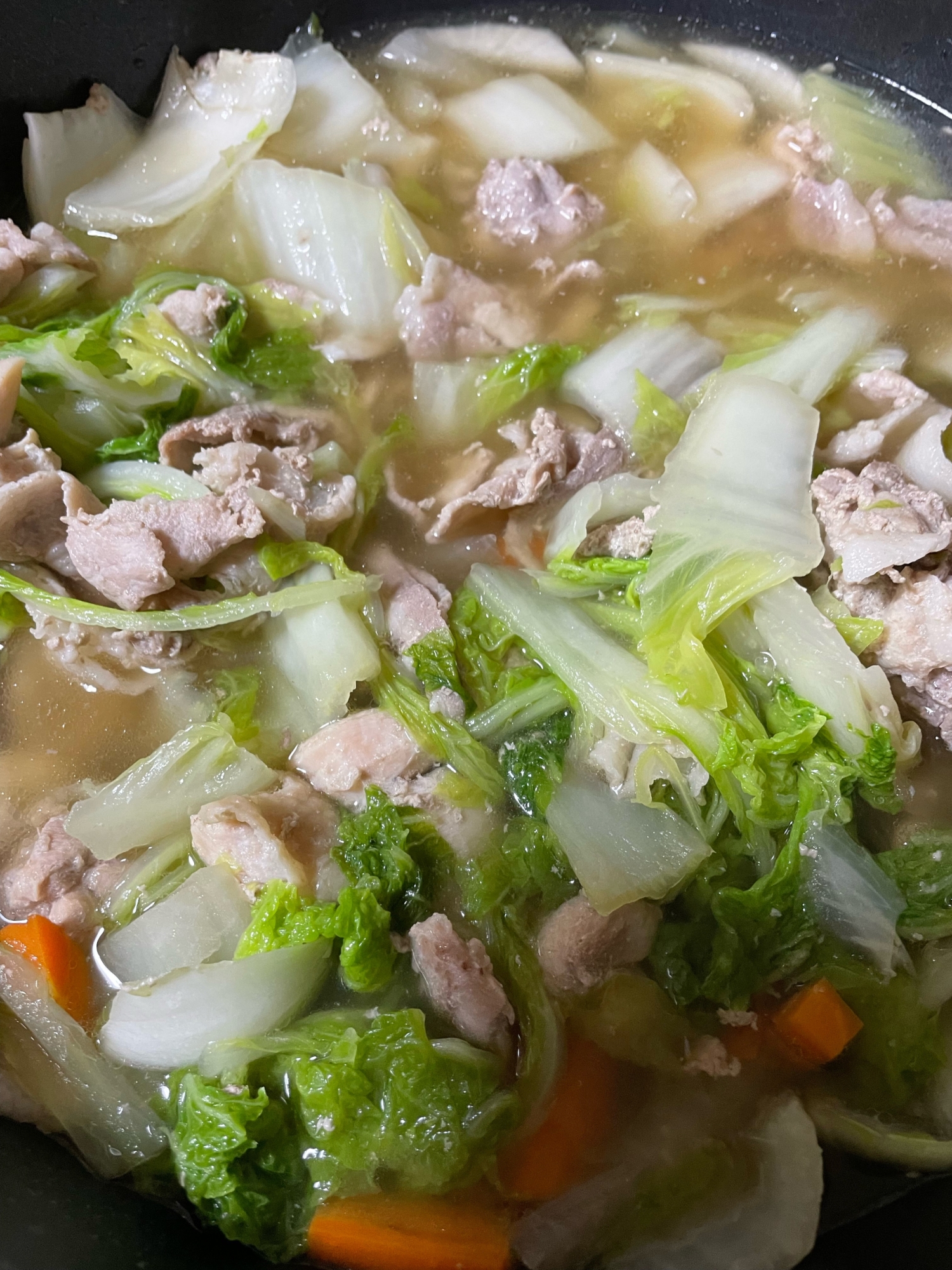 豚肉と白菜の中華煮