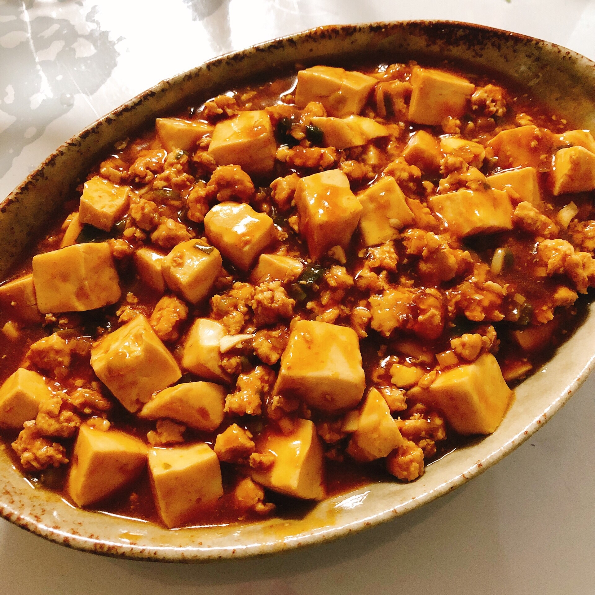 辛くないラー油入り 麻婆豆腐 レシピ 作り方 By うめぐ 楽天レシピ