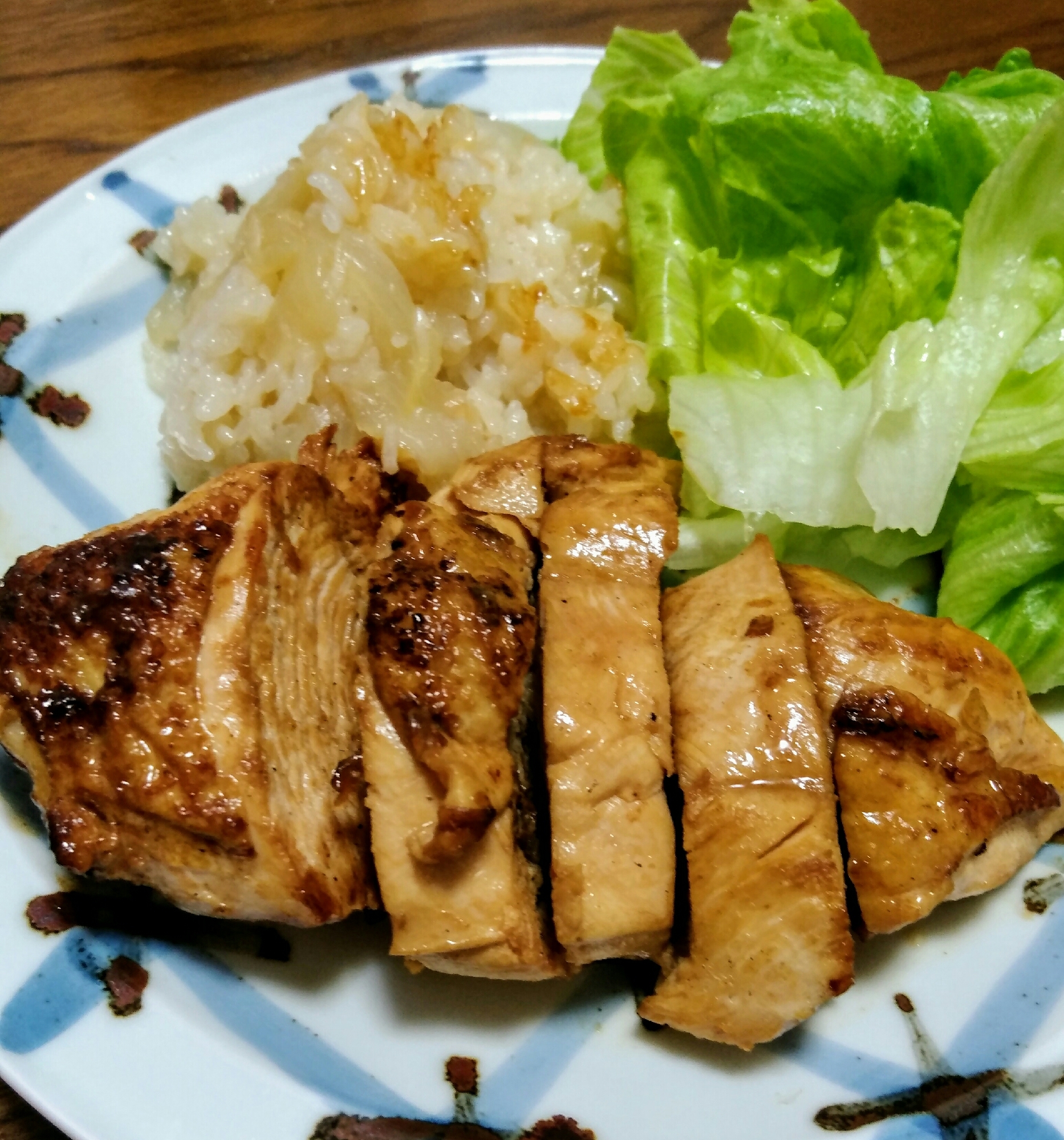 炊飯器で簡単ガーリックチキン&ガーリックライス