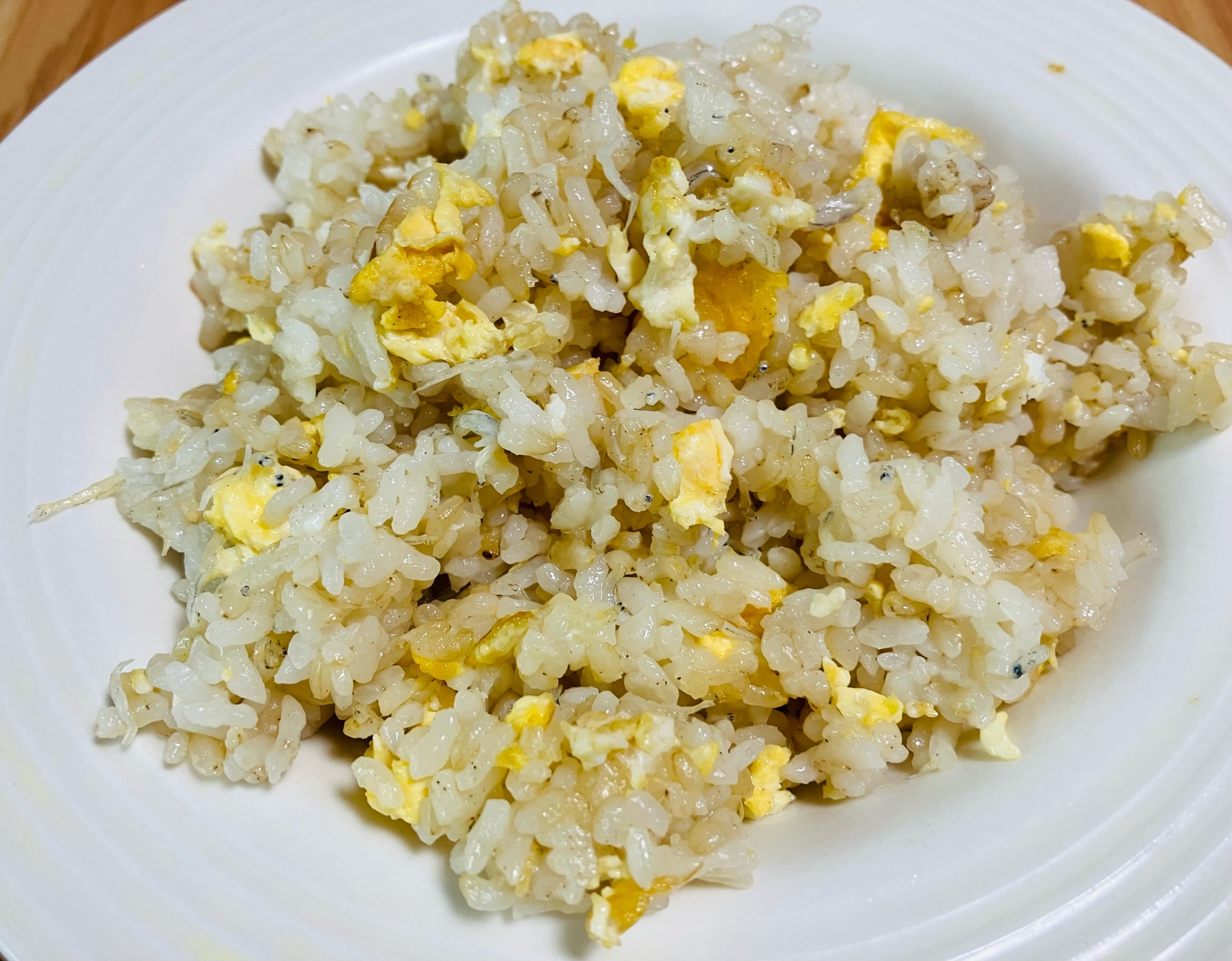 卵と雑魚の和風出汁炒飯