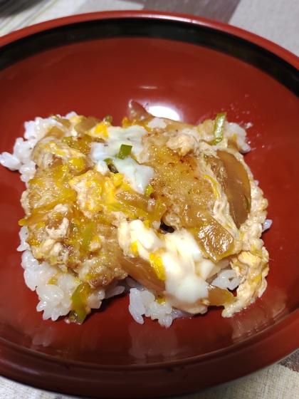 お惣菜とんかつでパパッと出来ちゃう♡かつ丼