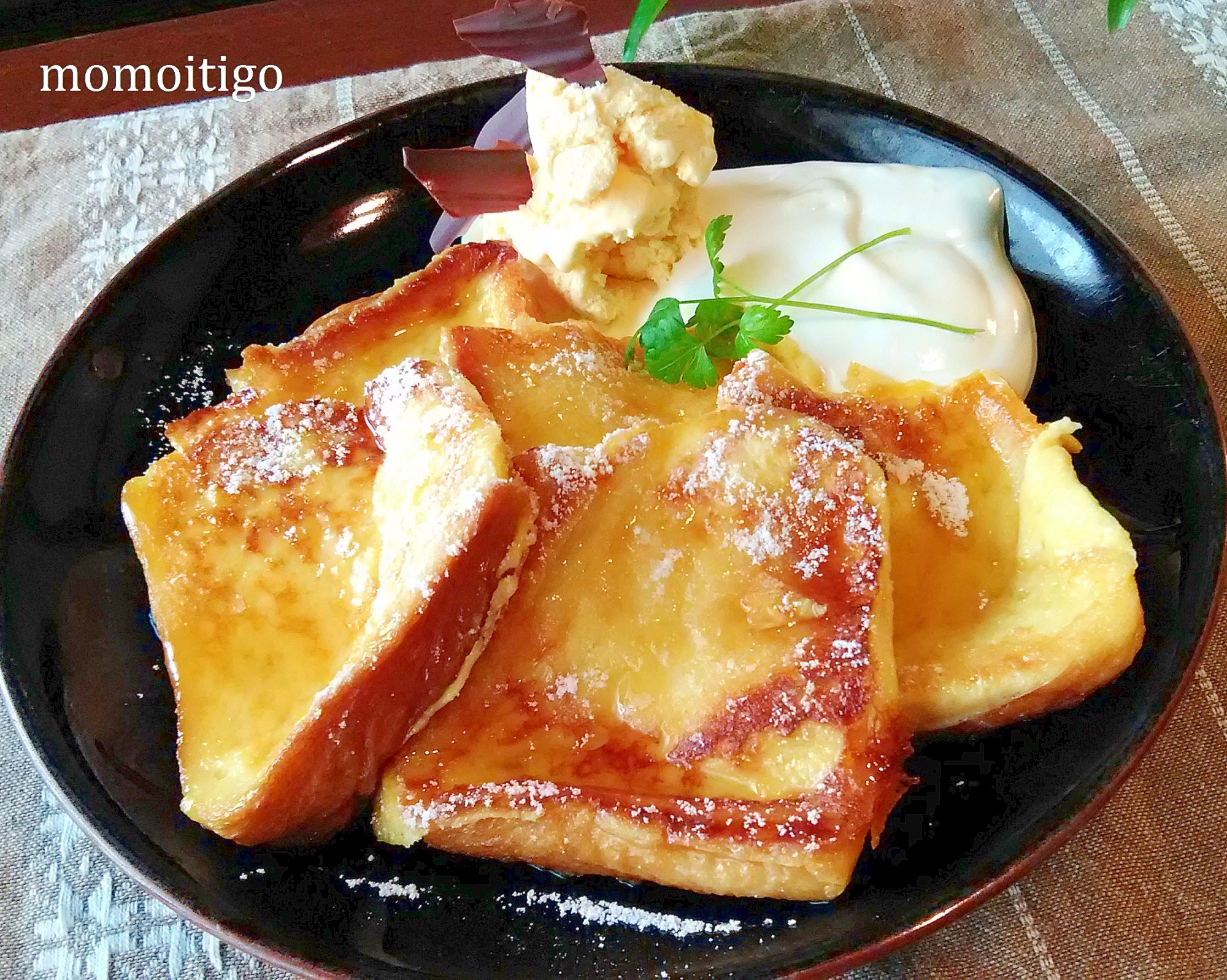 夜に漬け込むだけ！　カフェのフレンチトースト