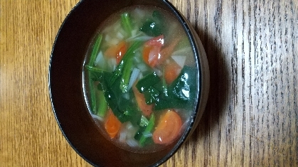 ほうれん草を使ったスープを作りたくてレシピを探したら、簡単に作れそうだったので利用させてもらいました。