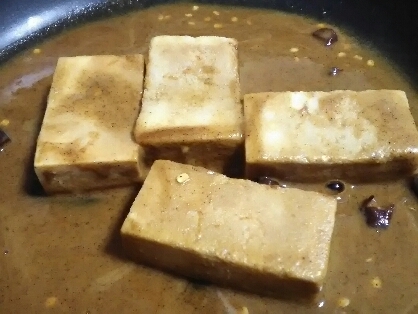 ナスと高野豆腐のカレー煮