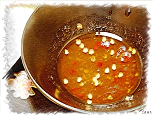 生春巻きは 手作りスイートチリソースで☆