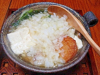 寒い日に大根おろしがおいしい☆雪鍋（みぞれ鍋）