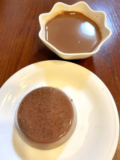 純ココアで作る簡単ココアプリン