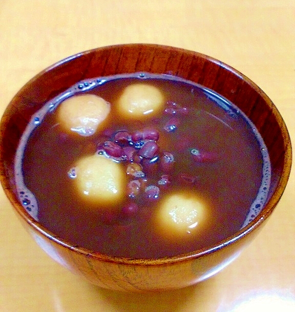 小豆の缶詰でお手軽ぜんざい お汁粉 レシピ 作り方 By はなまる子 楽天レシピ