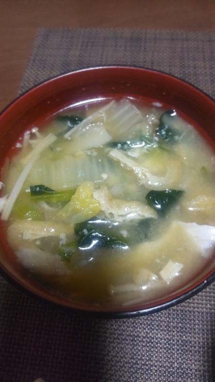 ˚✧₊⁎野菜たっぷりのお味噌汁⁎⁺˳✧༚
