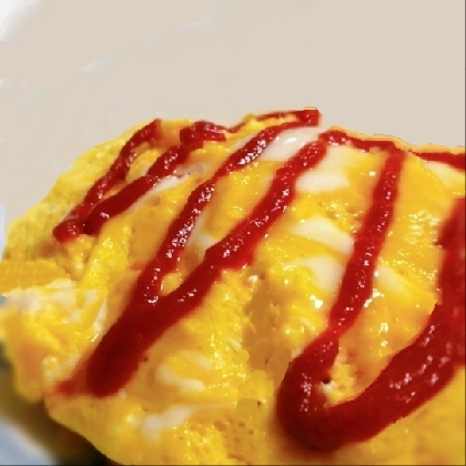 小松菜入りオムライス