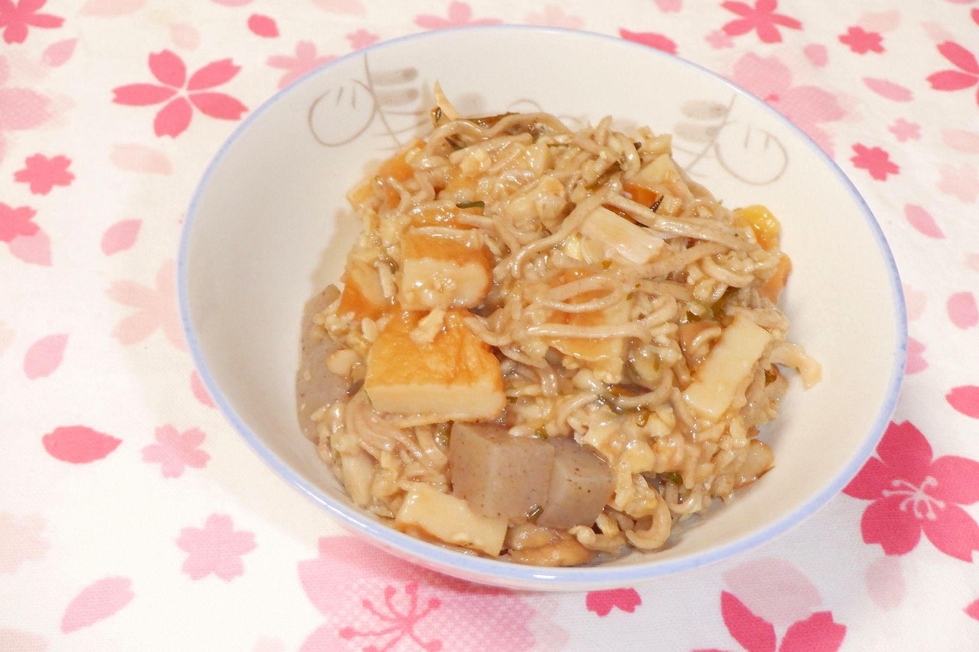 満腹 ヘルシー そばどん兵衛で具沢山オートミール レシピ 作り方 By ひーじゃーまん 楽天レシピ