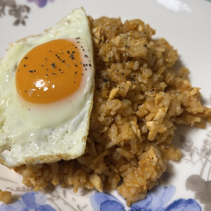 子どもと作る簡単チキンライス♪