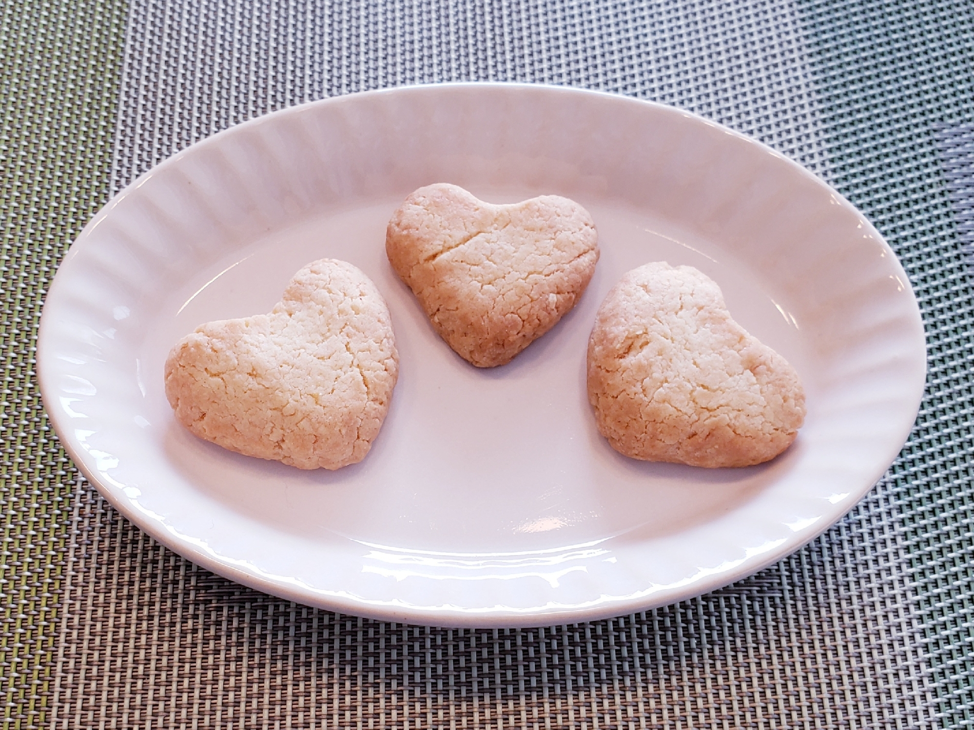 ホワイトデーに！♡の形の チーズクッキー！