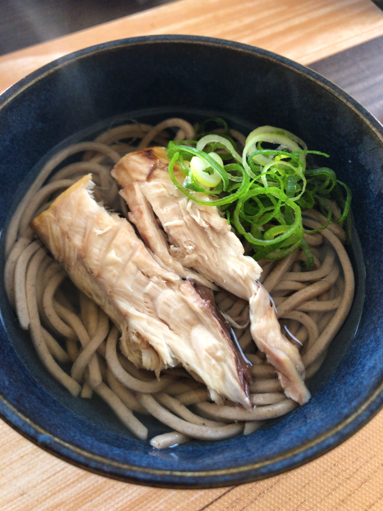 焼き鯖入り蕎麦