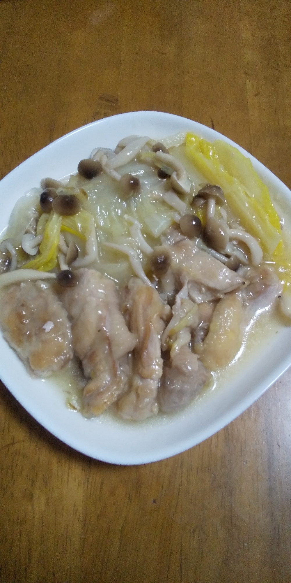 塩味で！鶏肉と白菜のうま塩煮