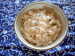 シソごまタラコの混ぜご飯