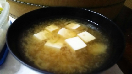 きくらげと豆腐のお味噌汁