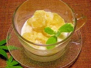 時間限定 トロトロっ甘夏ミルクデザート レシピ 作り方 By ブルーボリジ 楽天レシピ