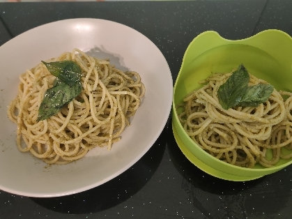 とても美味しかったです！バジルの葉を油で揚げましたが、温度が高かったのか、ちょっと黒くなってしまいました(^_^;)次回また挑戦したいと思います！