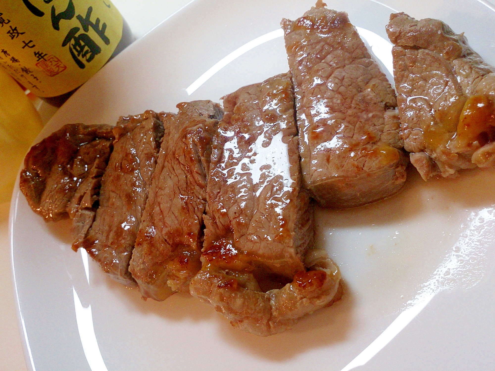 オーストラリア産牛肉の簡単サーロインステーキ