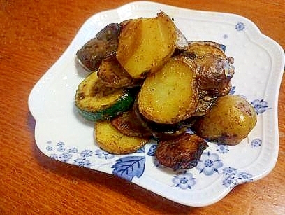 夏野菜の　カレーソテー