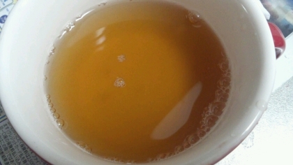 おはようございます♪
今朝も麦茶わかしたのでリピです！
おなかにもやさしいしおいしいし(*^^*)
ホッコリ☆
ごちそうさまぁ☆☆☆