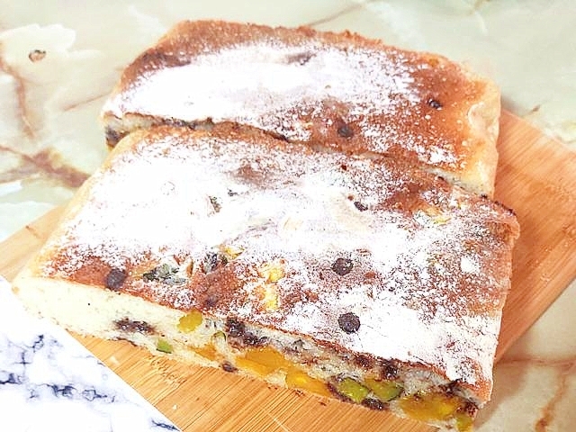 シロカのHBで!かぼちゃとチョコチップのハードパン