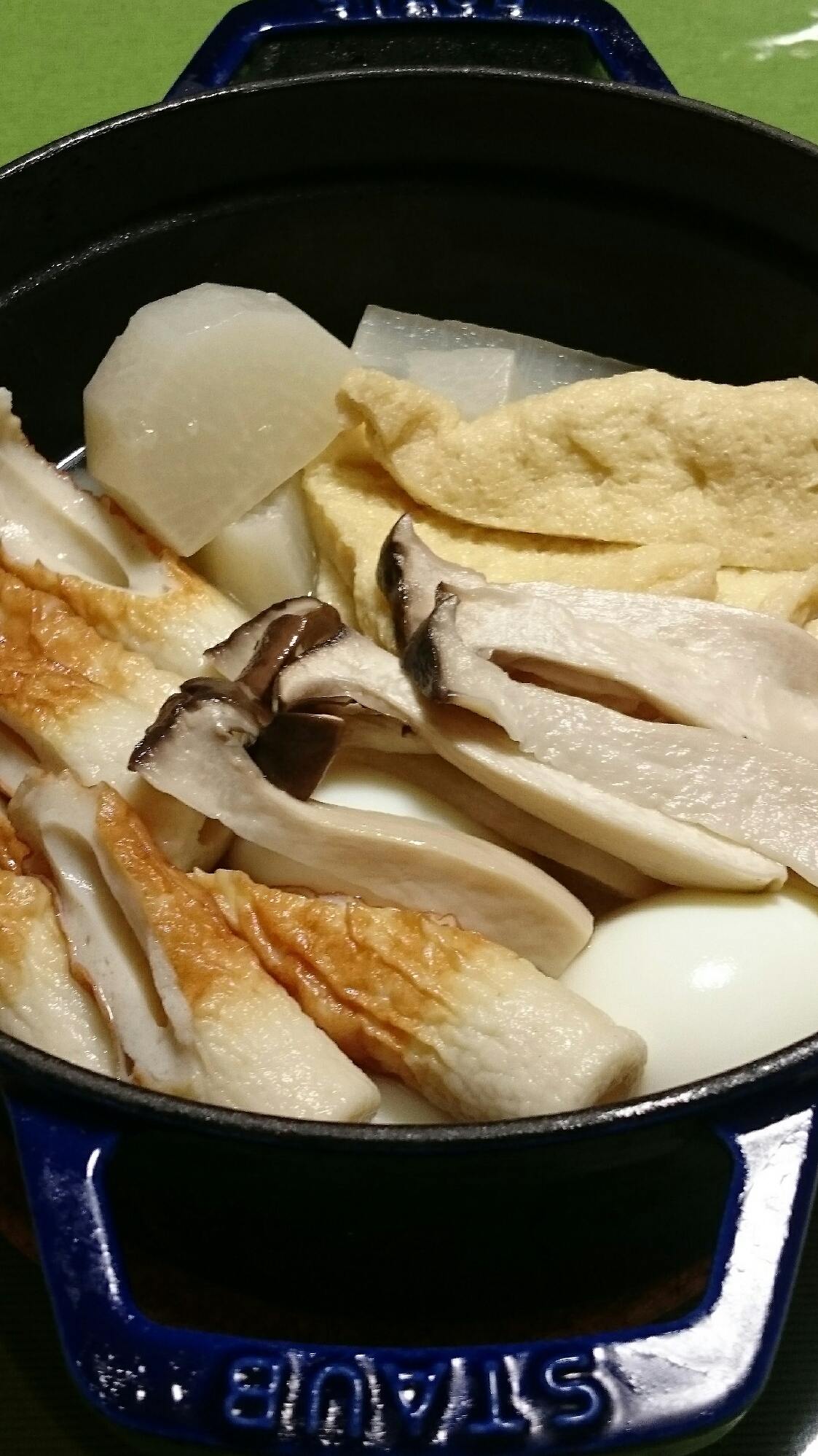 ストウブDE〜大根と油揚げの冷たい煮物