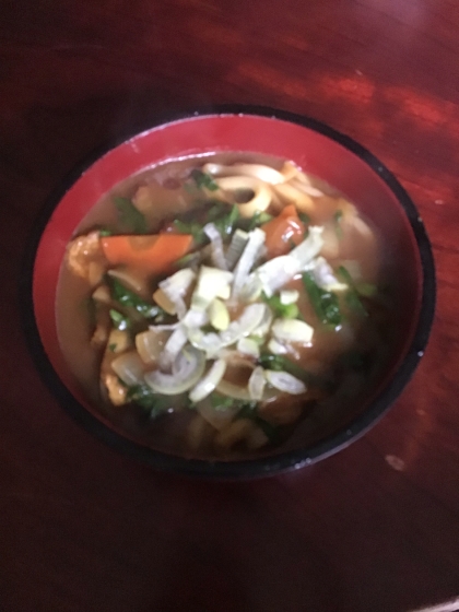 簡単！そば屋風☆カレーうどん