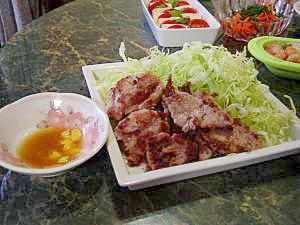 豚ヒレ肉の天ぷら