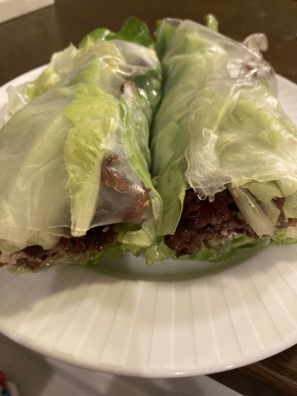 焼肉の生春巻　牛肉の生春巻　牛肉炒めの生春巻