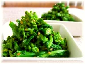 菜の花のわさびマヨネーズ和え レシピ 作り方 By Lune 楽天レシピ