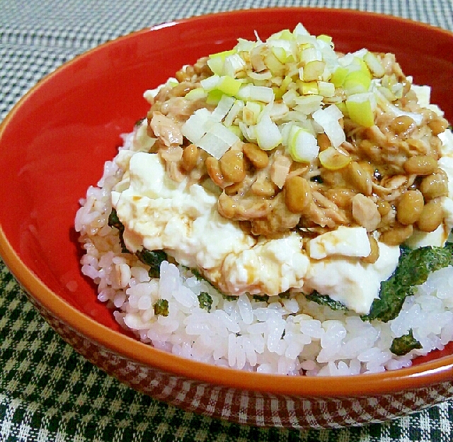 ツなっ豆腐丼