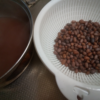 甘くない！大納言小豆の水煮