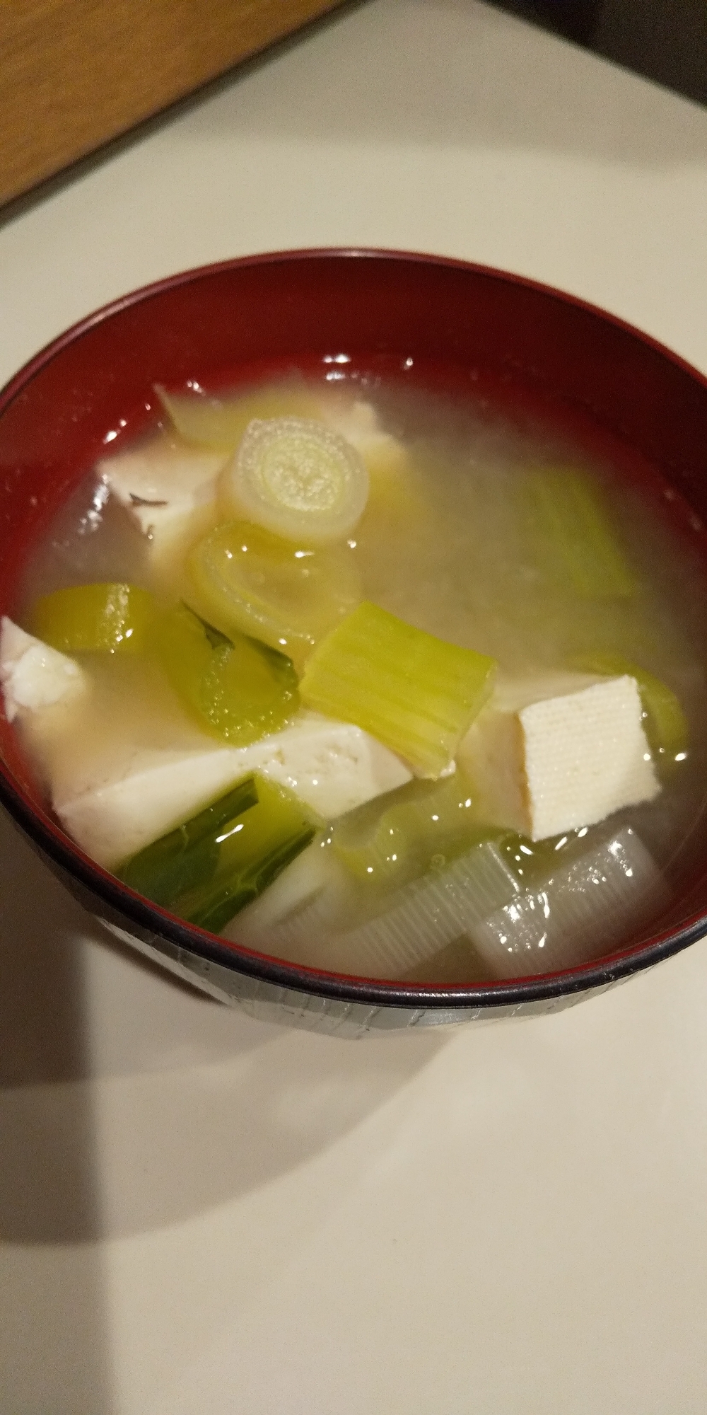 小松菜と豆腐とネギの味噌汁 レシピ 作り方 By ザズー 楽天レシピ