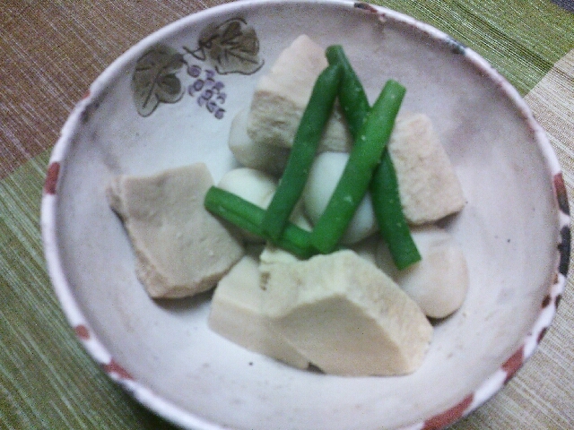 時短！里芋と高野豆腐の含め煮