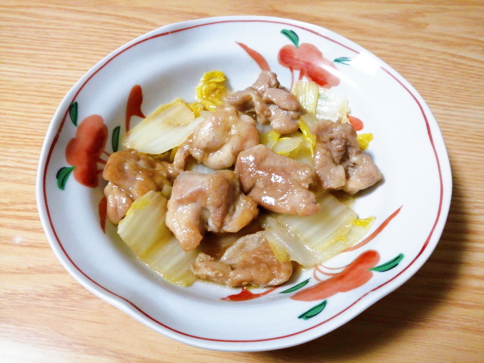 白菜消費☆鶏もも肉と白菜の蒸し煮