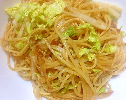 大根と白菜のサラダパスタ