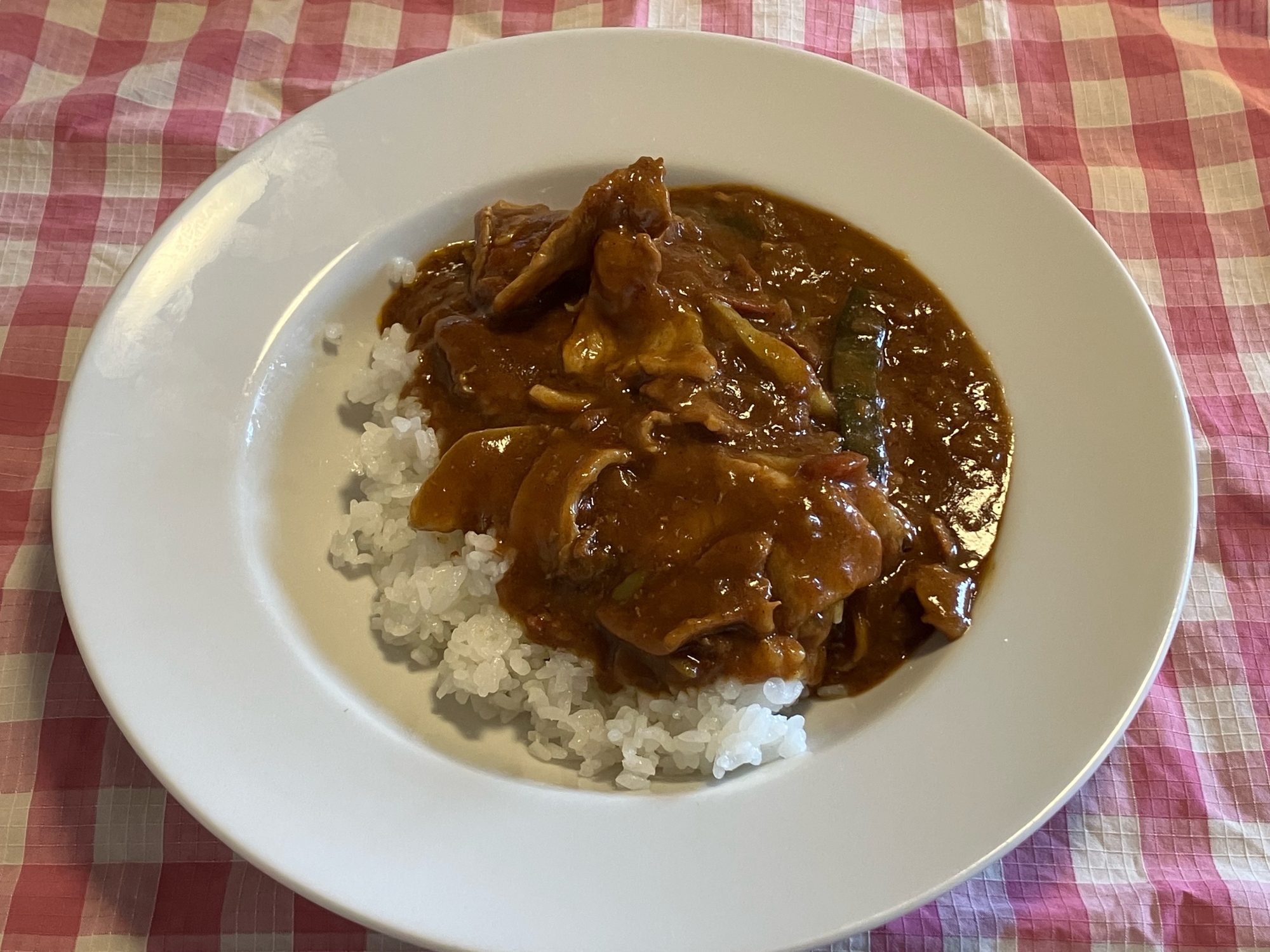 うちのカレー　うちの夏野菜カレー
