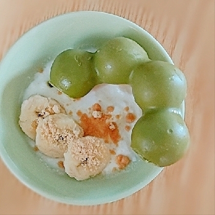 ドーナツバナナヨーグルト✧˖°