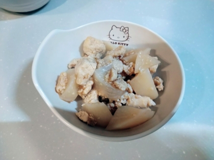 ゴハンがすすむ～☆大根のひき肉あんかけ