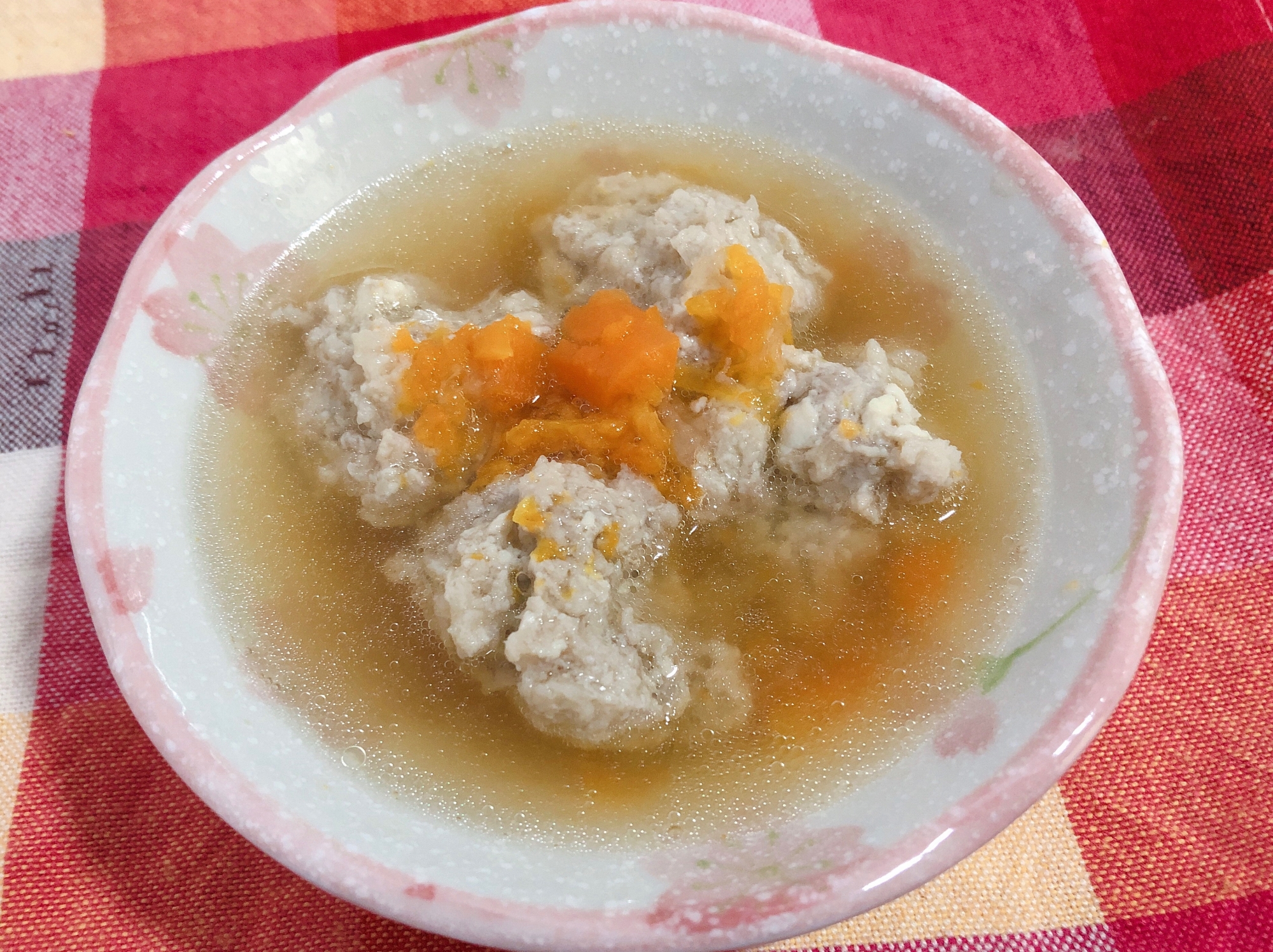 レンコン鶏団子スープ☆離乳食