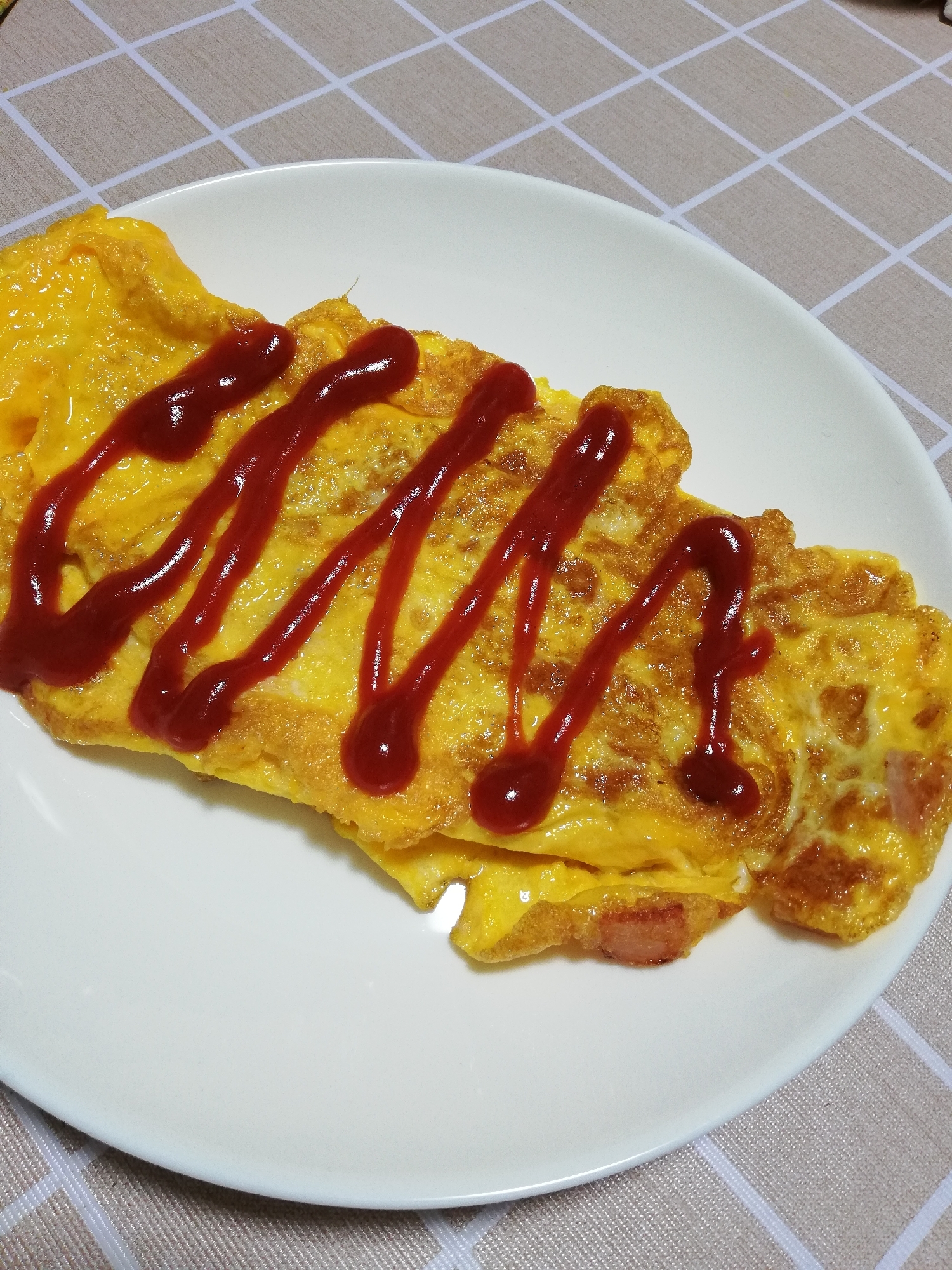 ハムチーズ卵焼き♪